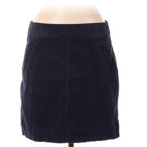 Loft Navy Corduroy Skirt size 6